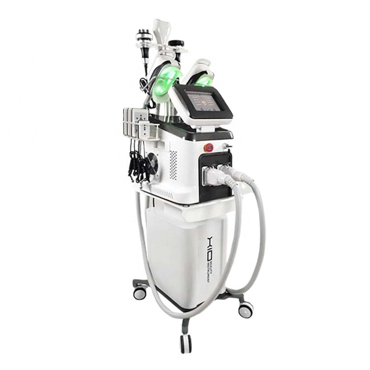 Portable cryolipolysis fat freezing machine for body shaping cool cryotherapy beauty equipment with double chin head