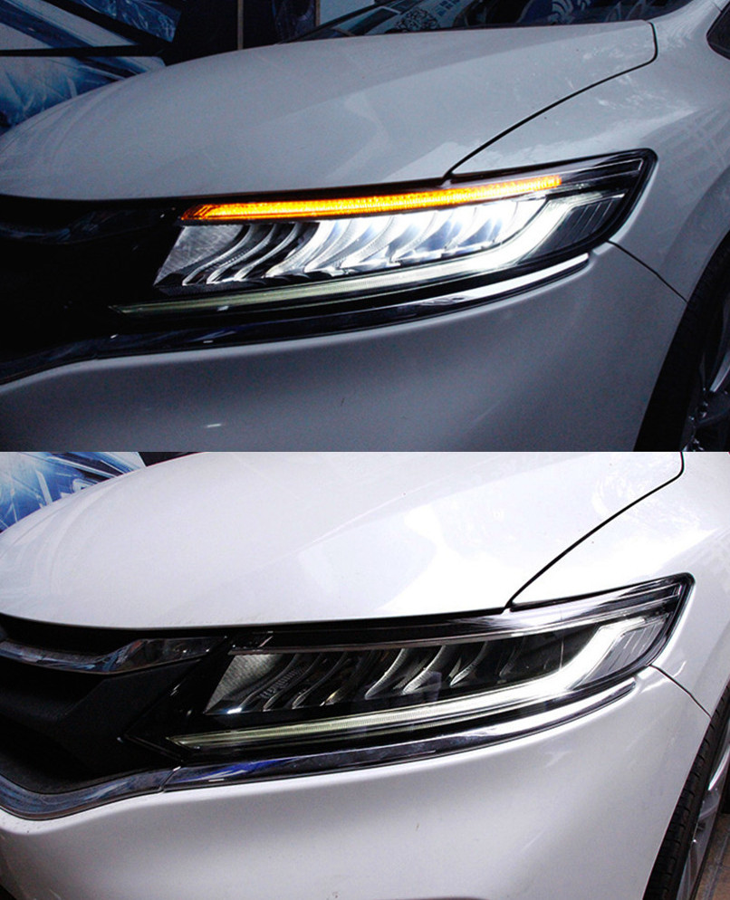Car Headlights For HONDA Jade 2013-20 19 Head Lamp LED Headlight H7 Turn Signal High Beam Daytime Running Lights