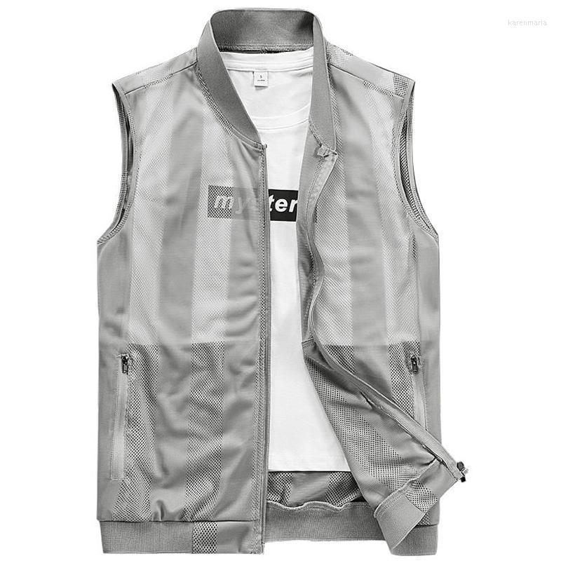 Men's Vests Mesh Quick-Drying Male Breathable Multi-pocket Mountain Climbing Fishing Vest Work Summer Sleeveless Jacket Men Clothing Kare22, Denim blue
Men's Vests Mesh Quick-Drying Male Breathable Multi-pocket Mountain Climbing Fishing Vest Work Summer Sleeveless Jacket Men Clothing Kare22, Denim blue