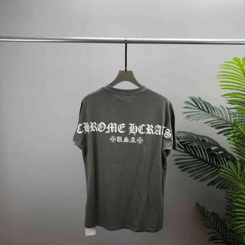 Factory Online Export New Designer Brand Short Sleeves 22 Spring Summer Ch Crowe T-shirt Men' Stone Gray Cross Printing Tide Half
Factory Online Export New Designer Brand Short Sleeves 22 Spring Summer Ch Crowe T-shirt Men' Stone Gray Cross Printing Tide Half