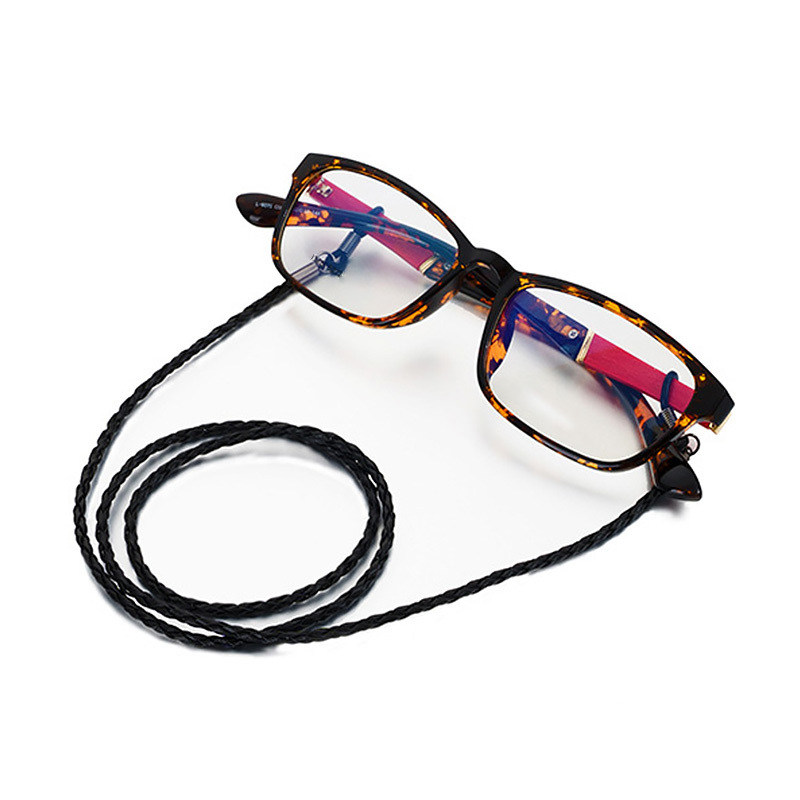 Leather Rope Sunglasses Chain Chic Thick Twist Eyewear Braid Glasses Lanyard Strap Necklace Non Slip Eyeglass Accessories 220615
Leather Rope Sunglasses Chain Chic Thick Twist Eyewear Braid Glasses Lanyard Strap Necklace Non Slip Eyeglass Accessories 220615