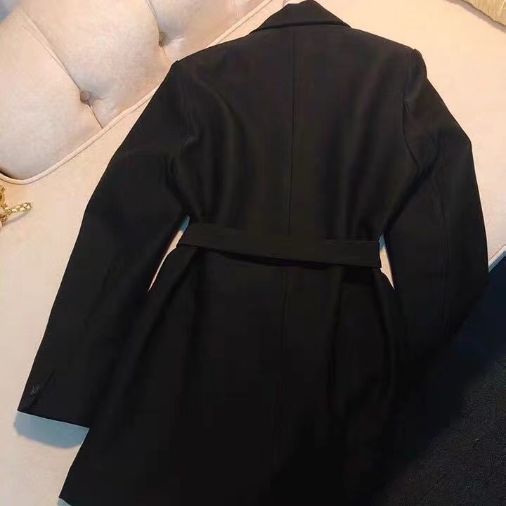 T101 Womens Suits Blazers Long Sleeve Stitching Print Design Trendy Ladies Suit Korea Office Queen Blazer 2021 Spring Autumn Outwear Coat