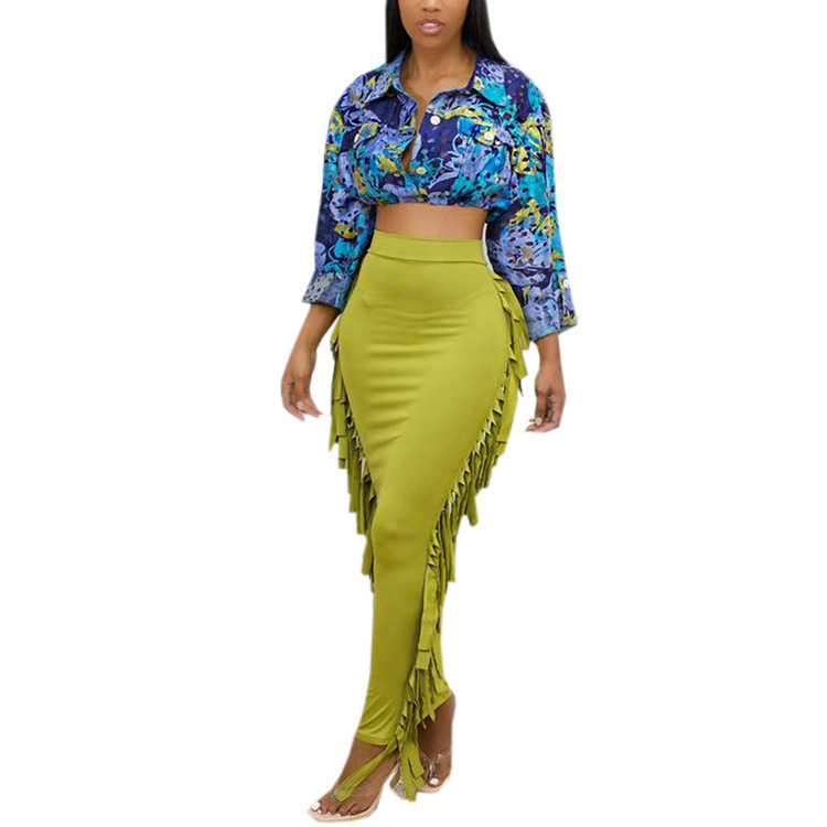 Women Summer Casual Sexy Solid Long Maxi Skirt Party Club Female Beach Femme 220317