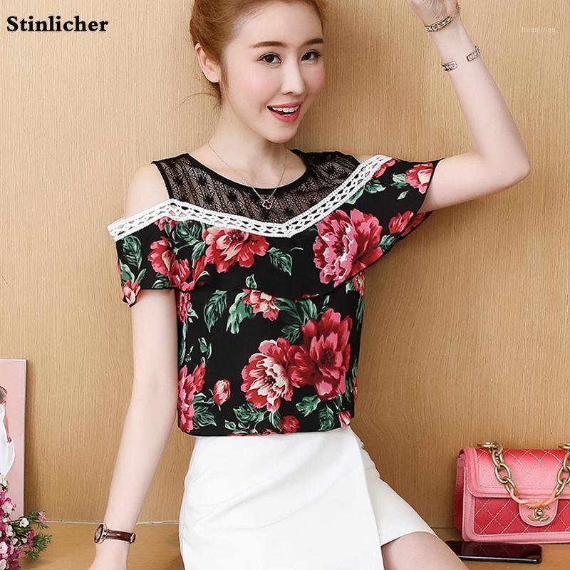 Chiffon Lace Shirt Women Blouse Tops Spring Summer 2022 Flower Print Sexy Off-Shoulder Party Fashion Mesh Female Women' Blouses & Shirts, Black
Chiffon Lace Shirt Women Blouse Tops Spring Summer 2022 Flower Print Sexy Off-Shoulder Party Fashion Mesh Female Women' Blouses & Shirts, Black