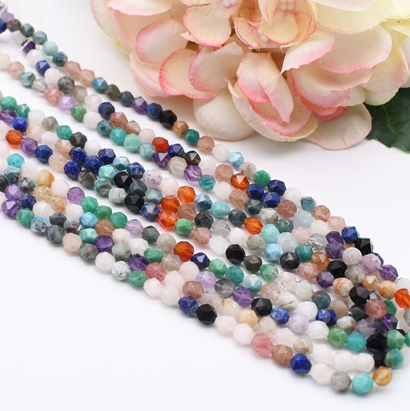 Other 2strands/lot 4X5-5X6mm Natural Faceted Multicolour Crystal Irregular Stone Beads For DIY Necklace Bracelet Jewelry Making 15 "Oth
Other 2strands/lot 4X5-5X6mm Natural Faceted Multicolour Crystal Irregular Stone Beads For DIY Necklace Bracelet Jewelry Making 15 "Oth