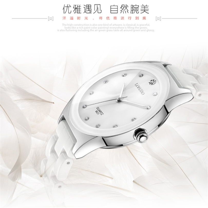 Luxury White Ceramic Water Resistant Classic Easy Read Sport Wrist Watch Top Quality Lady watch 201119, Bigsizewhite 38mm 
Luxury White Ceramic Water Resistant Classic Easy Read Sport Wrist Watch Top Quality Lady watch 201119, Bigsizewhite 38mm