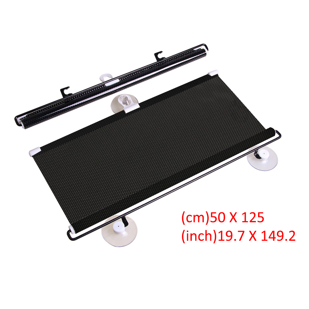 2021 Retractable Car Front Window Sunshades PVC Auto Windows Sun Shade Anti-UV Protection Sun Visor UV Protection