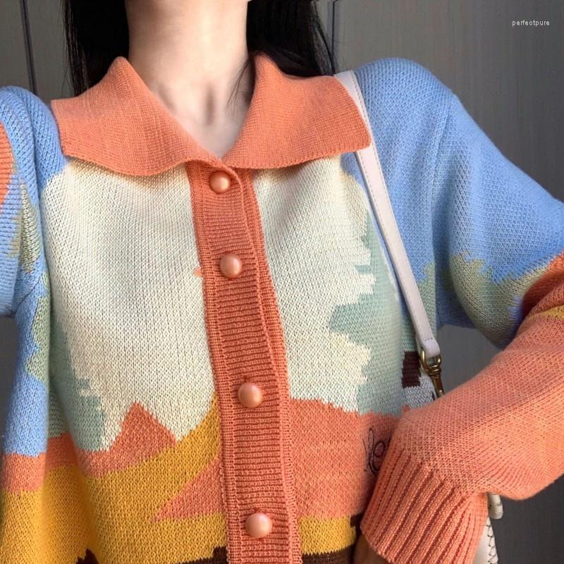 Women' Knits & Tees Casual Streetwear Cardigans Jacket Women Slim Fit Long Sleeve Single-Breasted Sweater Coat Female Sweet Patchwork Knipe, As picture
Women' Knits & Tees Casual Streetwear Cardigans Jacket Women Slim Fit Long Sleeve Single-Breasted Sweater Coat Female Sweet Patchwork Knipe, As picture