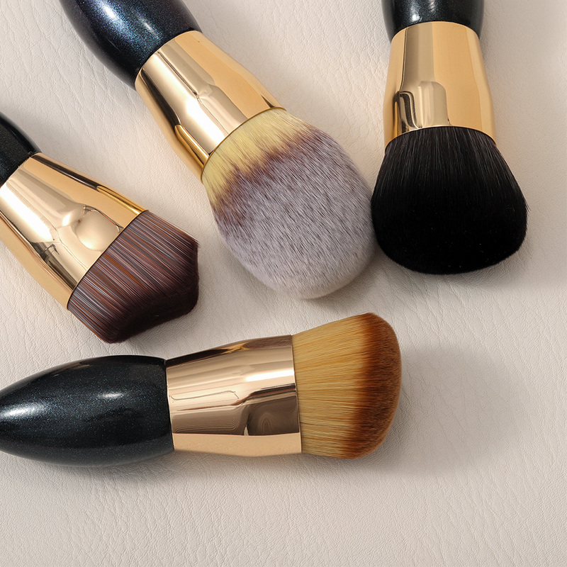 Bethy Beauty Flat Top Foundation Brush Angled Synthetic Professional Liquid Blending Mineral Powder Makeup Tool 220722