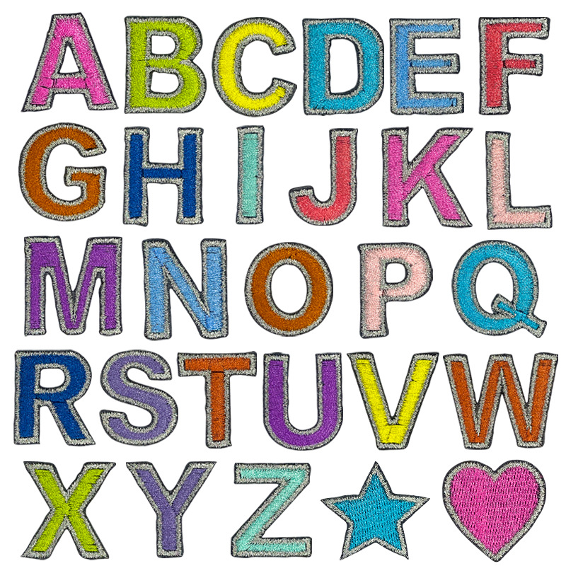 Sewing Notions A-Z Embroidered Letters Alphabet Iron on Patches For Clothing Bags Jacket DIY Name Patch Applique Accessories
Sewing Notions A-Z Embroidered Letters Alphabet Iron on Patches For Clothing Bags Jacket DIY Name Patch Applique Accessories