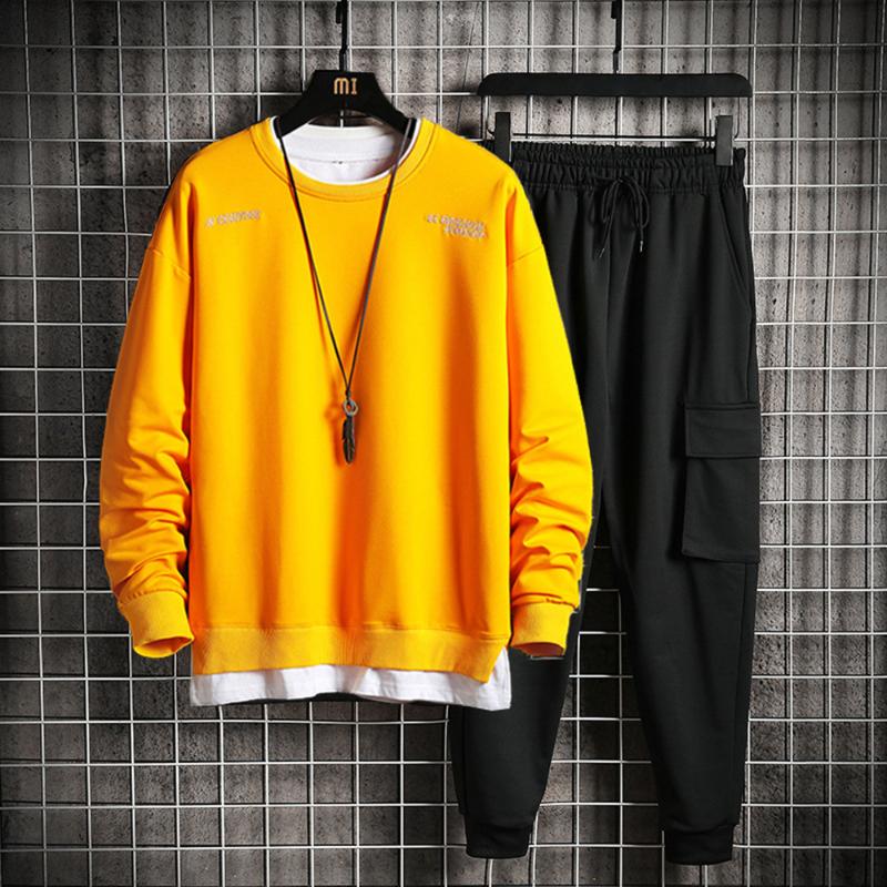 Men's Tracksuits Tracksuit Men Fashion 2 Piece Set O-neck Sweatshirt And Pants Korean Outfits Hip Hop Clothes Autumn Spring Clothing, Gray
Men's Tracksuits Tracksuit Men Fashion 2 Piece Set O-neck Sweatshirt And Pants Korean Outfits Hip Hop Clothes Autumn Spring Clothing, Gray