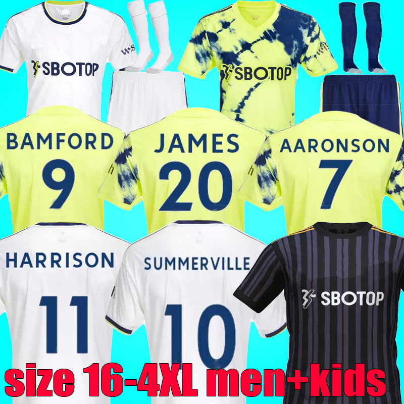 JAMES BAMFORD 22 23 Leeds Unitedes Soccer Jerseys home RAPHINHA HARRISON away 3rd fans player 2022 2023 MESLIER Uniforms Men kids kits football shirt size 3XL 4XL, Gk 
JAMES BAMFORD 22 23 Leeds Unitedes Soccer Jerseys home RAPHINHA HARRISON away 3rd fans player 2022 2023 MESLIER Uniforms Men kids kits football shirt size 3XL 4XL, Gk