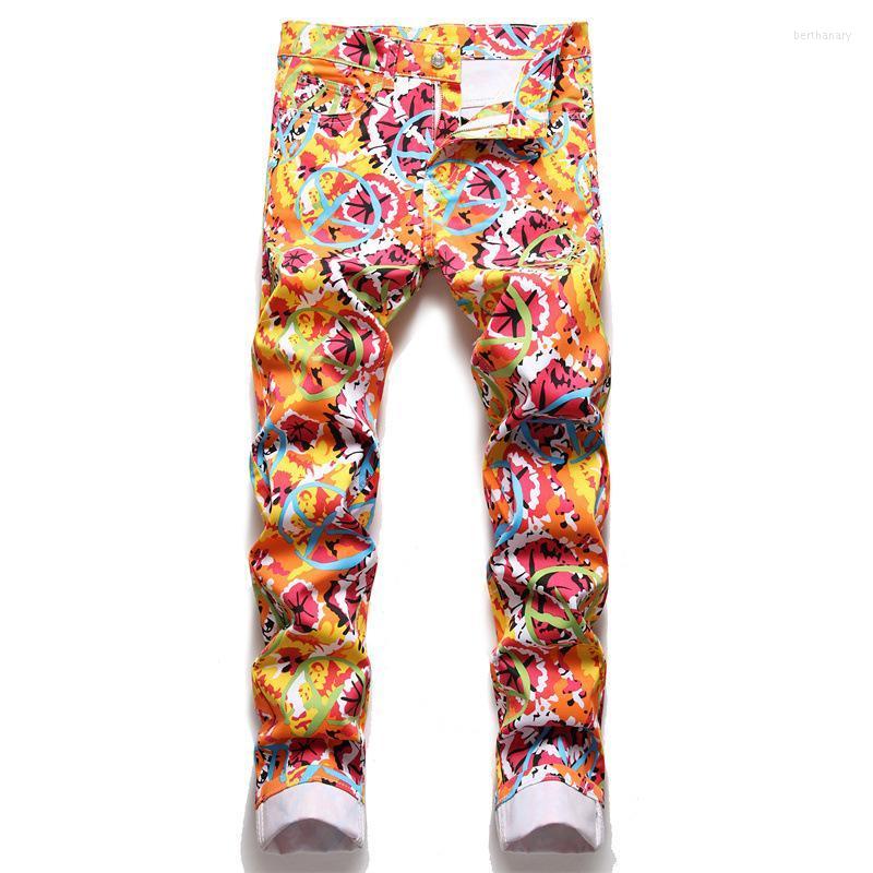 Men's Jeans Mens Spring Fashion Colored Printed Men Hip Hop Streetwear Cotton Denim Pants Slim Fit Male Casual Elasticity TrousersMen's Bert, 5697
Men's Jeans Mens Spring Fashion Colored Printed Men Hip Hop Streetwear Cotton Denim Pants Slim Fit Male Casual Elasticity TrousersMen's Bert, 5697