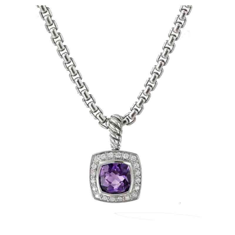 Diamond Necklaces Rings Twisted Chain Necklace Set High Quality Prismatic Black Ring Women Fashion Platinum Plated Micro Trend Versatile Style