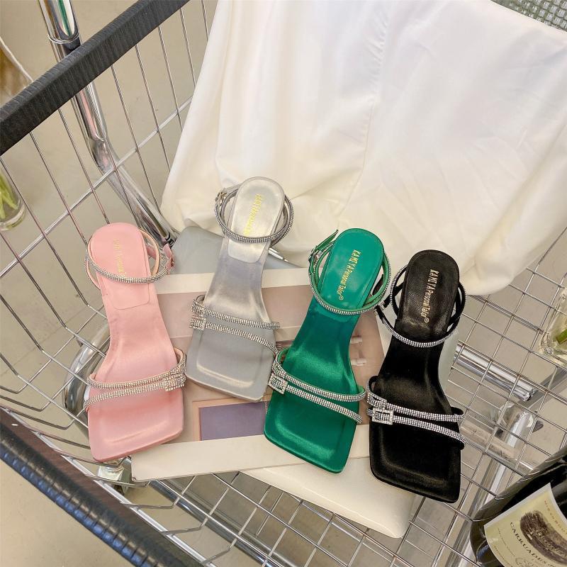 Sandals One Word Buckle 2022 Summer Fashion Open Toe Stiletto High Heels Women Shoes For WomenSandals, Black
Sandals One Word Buckle 2022 Summer Fashion Open Toe Stiletto High Heels Women Shoes For WomenSandals, Black