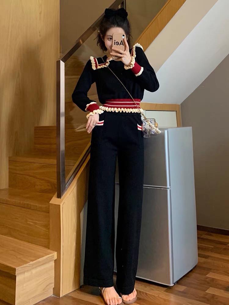 Women's Two Piece Pants Autumn Suit 2022 Female Two-piece Temperament Fashionable Western Style Early Thin Clothing, Picture color suit
Women's Two Piece Pants Autumn Suit 2022 Female Two-piece Temperament Fashionable Western Style Early Thin Clothing, Picture color suit
