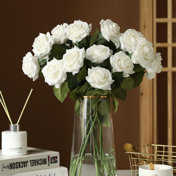 Artificial Rose Flowers real touch rose home decorations for Wedding Party Birthday