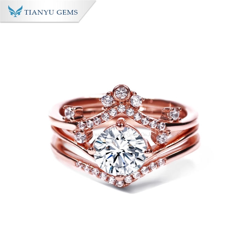 Tianyu Gems Lover s Diamond 925 Sterling Silver Rings 6 5mm 1CT Gemstone 18K White Rose Gold Plated Bridal Band Set 220716
Tianyu Gems Lover s Diamond 925 Sterling Silver Rings 6 5mm 1CT Gemstone 18K White Rose Gold Plated Bridal Band Set 220716