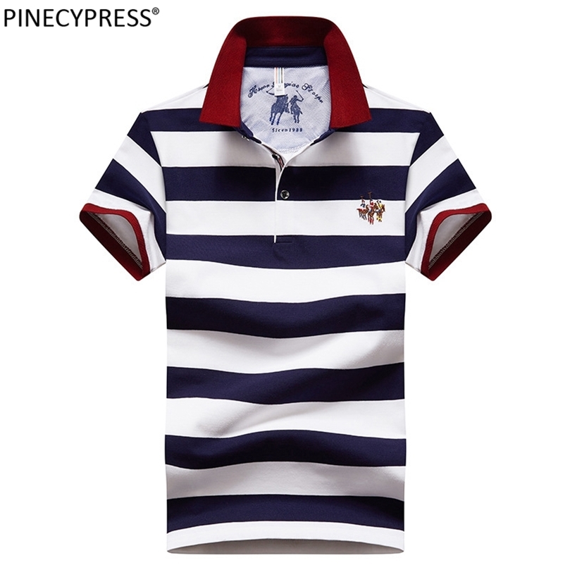 95% Cotton 5% Spandex Quality Summer Man Poloshirt Fashion Embriodery Striped Casual Male Navy Blue Men Short Sleeve Polo Shirt 220704
95% Cotton 5% Spandex Quality Summer Man Poloshirt Fashion Embriodery Striped Casual Male Navy Blue Men Short Sleeve Polo Shirt 220704