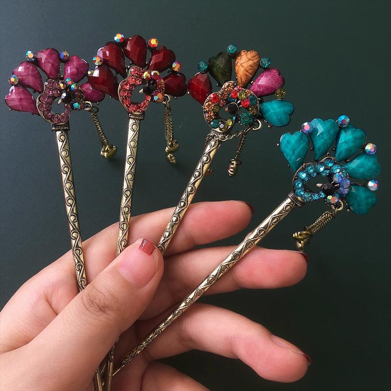 Hair Clips & Barrettes Muylinda Rhinestone Multi-style Stick Vintage Crystal Headdress Fork Clip Pin Accessories For Women As Gift
Hair Clips & Barrettes Muylinda Rhinestone Multi-style Stick Vintage Crystal Headdress Fork Clip Pin Accessories For Women As Gift