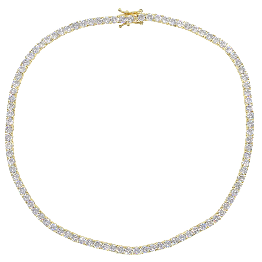 4mm 2024 Chain Necklace Iced Out Hip Hop Jewelry | Cubic Zirconia Tennis Choker