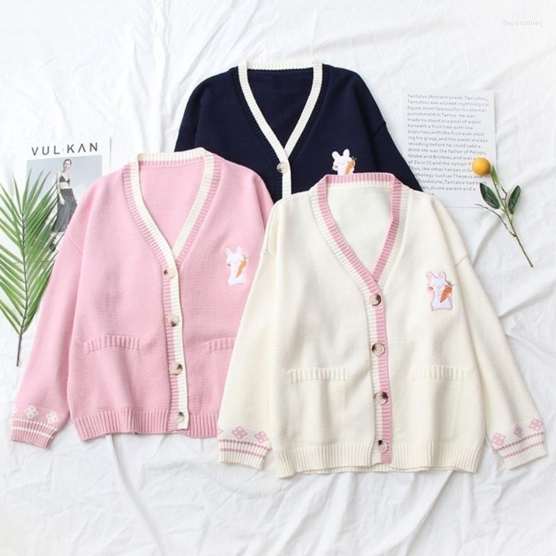Women's Knits & Tees Korobov Korean Sweet Chic Women Sweaters Japanese V Neck Long Sleeve Cute Cardigans 2022 Embroidery Cardigan Depe22, Pink
Women's Knits & Tees Korobov Korean Sweet Chic Women Sweaters Japanese V Neck Long Sleeve Cute Cardigans 2022 Embroidery Cardigan Depe22, Pink