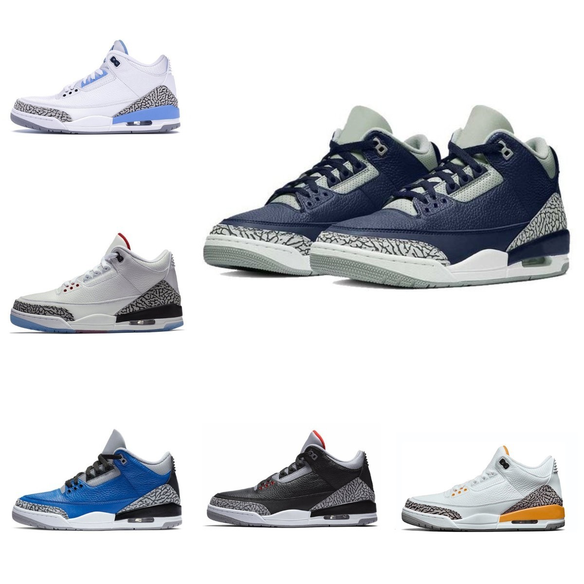 Beige Grey Jumpman 3 Men's Basketball Shoes Racing Blue White Red Blue Cement Black And White Big Lightning North Carolina Blue Flame Red Trainer Designer Y01
Beige Grey Jumpman 3 Men's Basketball Shoes Racing Blue White Red Blue Cement Black And White Big Lightning North Carolina Blue Flame Red Trainer Designer Y01