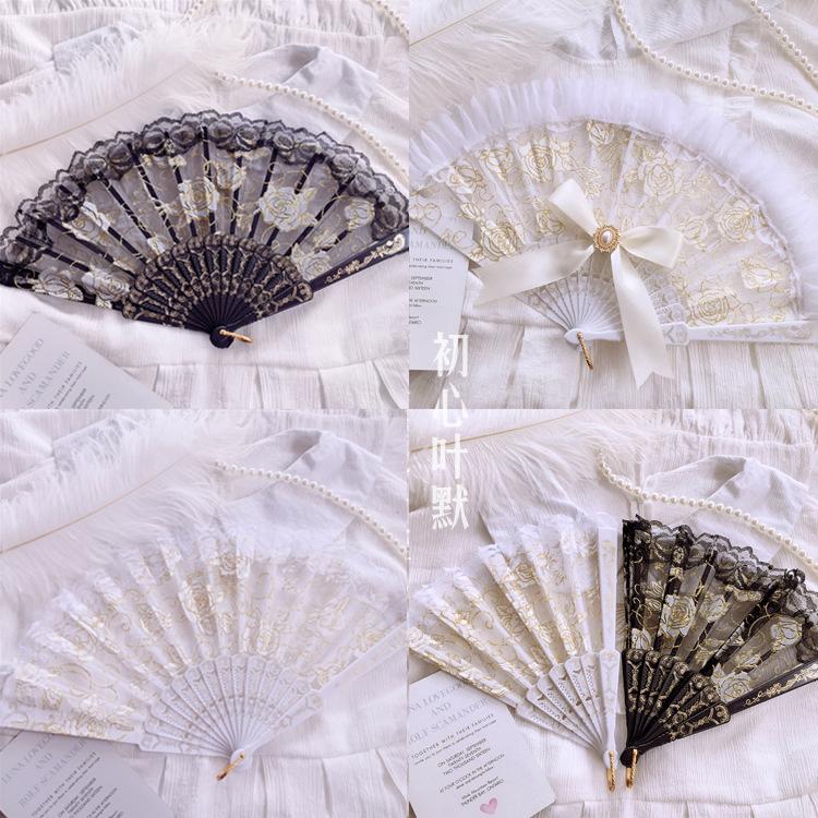 Other Home Decor 1PCs Lolita Lace Folding Fan Japanese Sweet Fairy Girl Dark Gothic Court Dance Hand Art Craft Gift Wedding Party Decoration
Other Home Decor 1PCs Lolita Lace Folding Fan Japanese Sweet Fairy Girl Dark Gothic Court Dance Hand Art Craft Gift Wedding Party Decoration