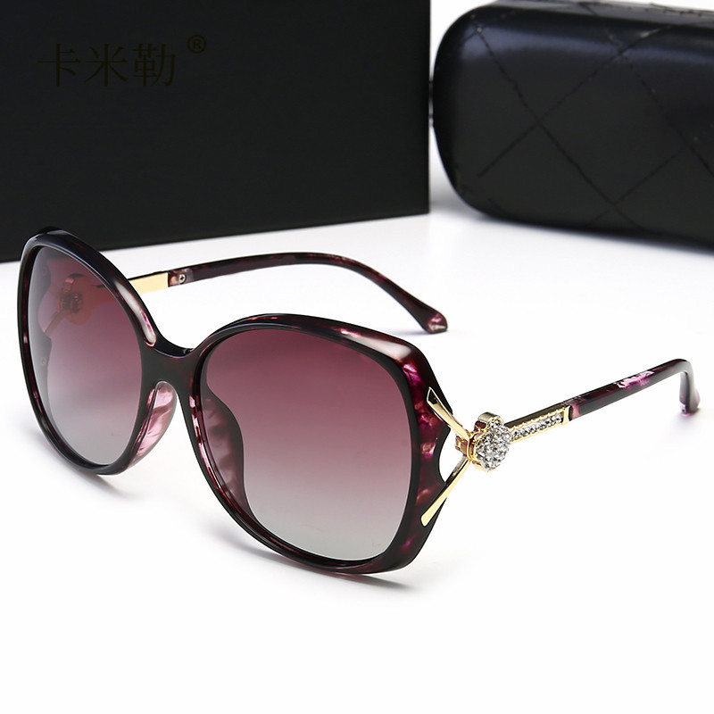 30001 Polarized Sunglasses for Woman Man UV400 Leopard Diamond Fram Retro Fashion Mens Driving Tourism Versatile Womens Sun Glasses