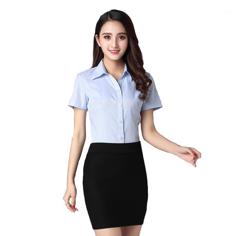 Women's Blouses & Shirts 2022 Women Fashion Cotton Shirt Summer V Neck Short Sleeve Slim Blouse Office Ladies Formal Plus Size -4XL Tops, 1855-1
Women's Blouses & Shirts 2022 Women Fashion Cotton Shirt Summer V Neck Short Sleeve Slim Blouse Office Ladies Formal Plus Size -4XL Tops, 1855-1
