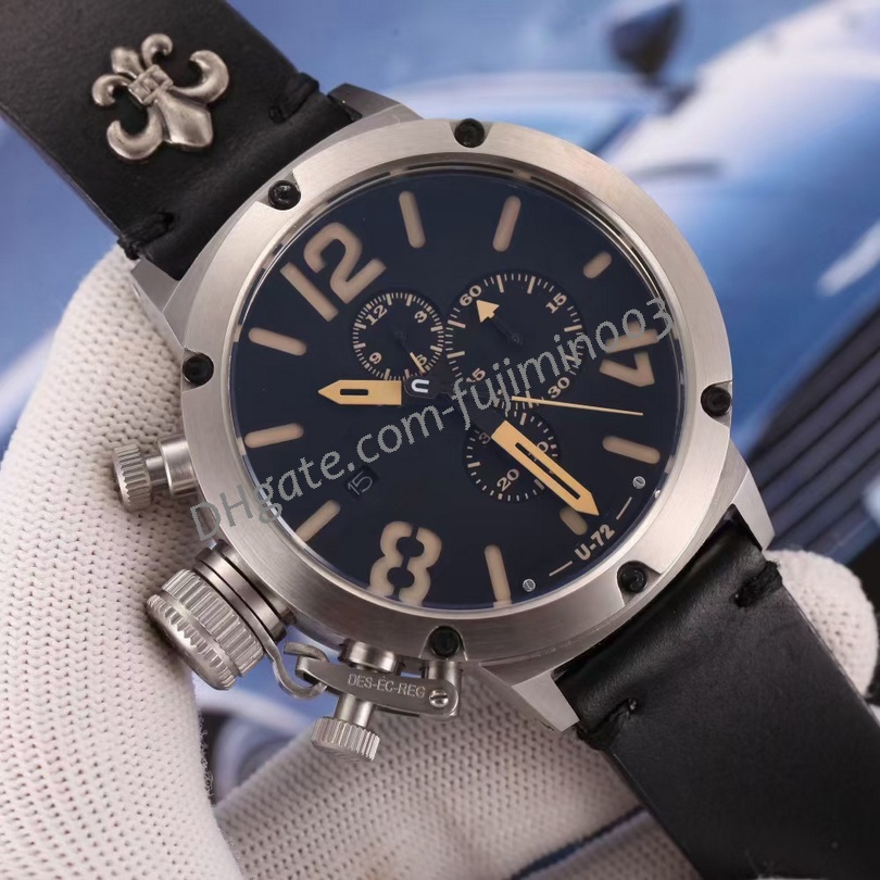 3 colours U72 Multifunction Men's Watch Quartz Date Chimera Bronze 50mm Chronograph Subdial work Stainless Steel Watch, Not sale
3 colours U72 Multifunction Men's Watch Quartz Date Chimera Bronze 50mm Chronograph Subdial work Stainless Steel Watch, Not sale