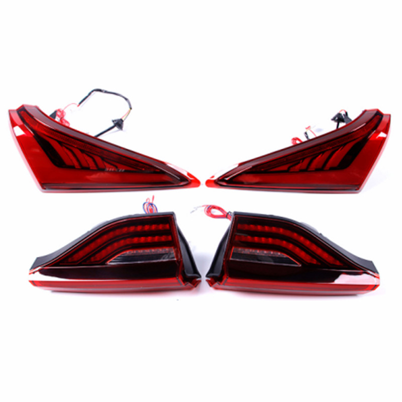 Pair Of Car Tail Light Assembly For Toyota Avalon 18-20 Rear Light DRL+Turn Signal +Brake + Reverse LED lights