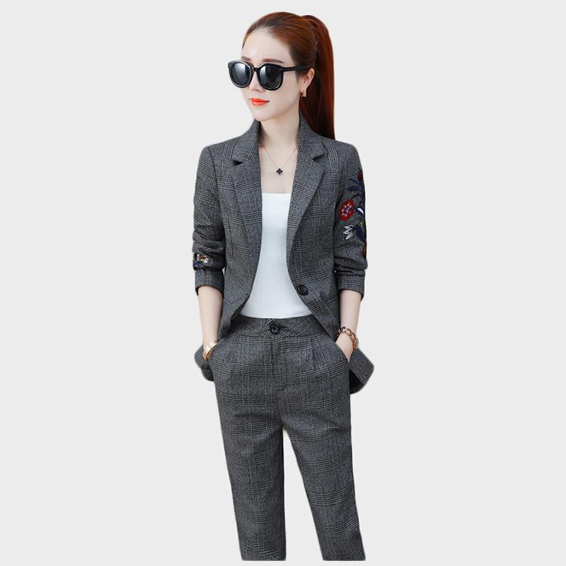 Women' Two Piece Pants Women Office Clothing Set Elegant Blazer Stylish Clothes 2 Embroidered Lady 216Women, Gray
Women' Two Piece Pants Women Office Clothing Set Elegant Blazer Stylish Clothes 2 Embroidered Lady 216Women, Gray