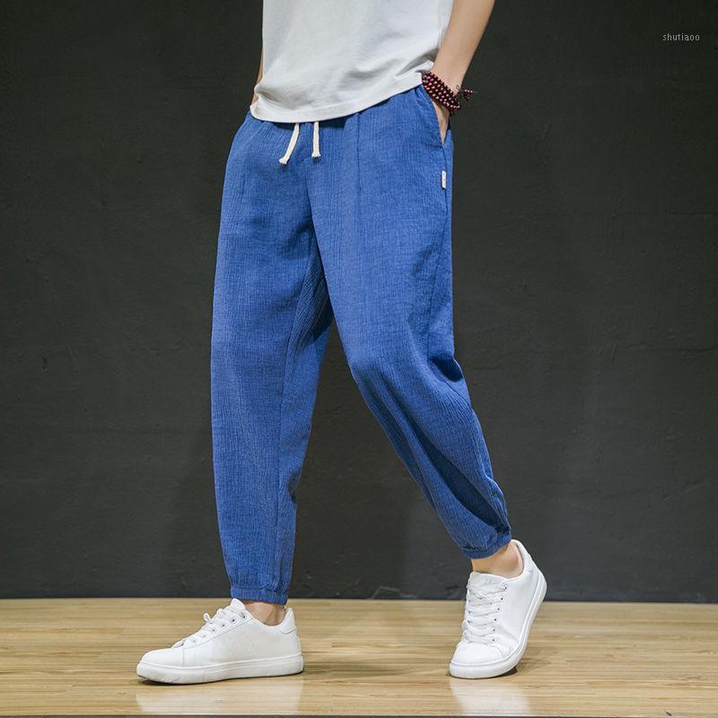 Men's Pants 2022 Summer Arrivals Linen Casual Trousers Thin Cropped Japanese Loose Wild Cotton Sport Cargo, Black
Men's Pants 2022 Summer Arrivals Linen Casual Trousers Thin Cropped Japanese Loose Wild Cotton Sport Cargo, Black