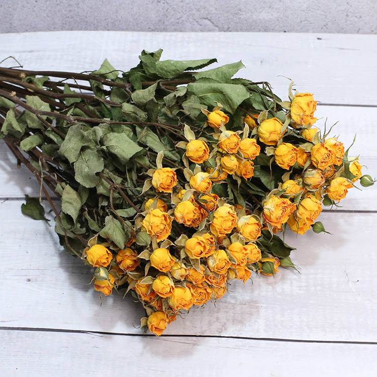 Natural Dried Flower Rose Bouquet Wedding Christmas Family Party Environment Beautification Home Decoration Flower Arrangement