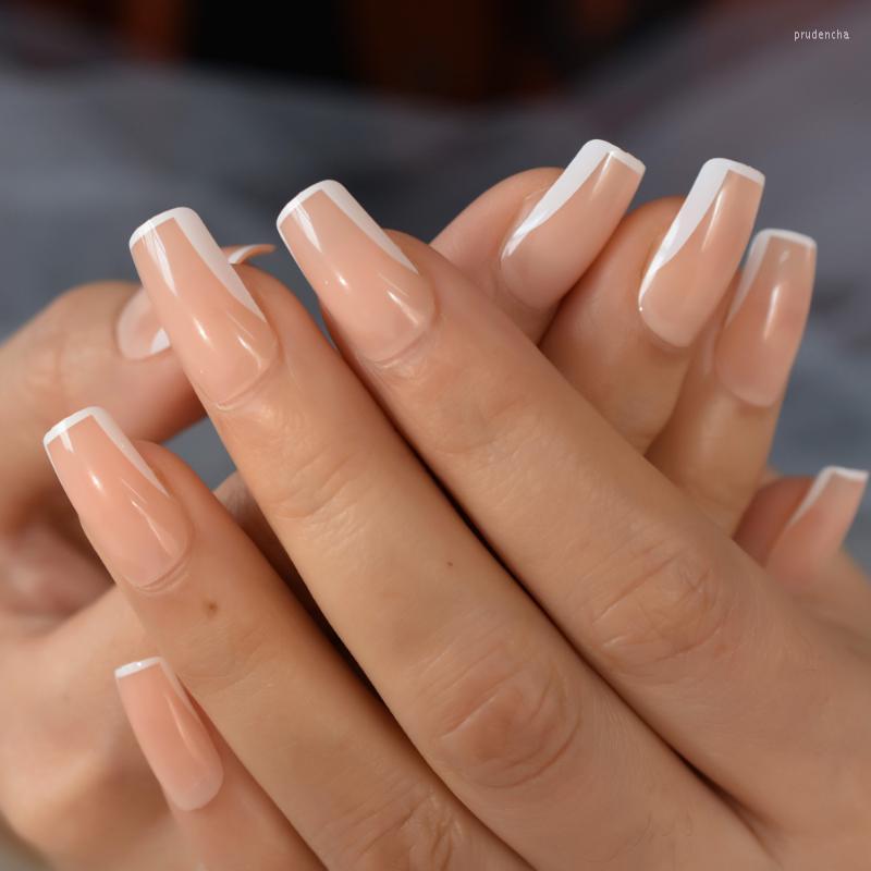 False Nails Arrival Coffin Shape Fake White Border French Nail Art Tips Meduim Nude Bulk Full Cover Prud22, L5584
False Nails Arrival Coffin Shape Fake White Border French Nail Art Tips Meduim Nude Bulk Full Cover Prud22, L5584