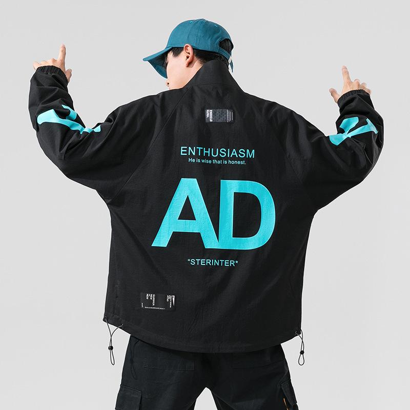 Men's Autumn Bomber Jackets, Streetwear Fashion Hooded Coats