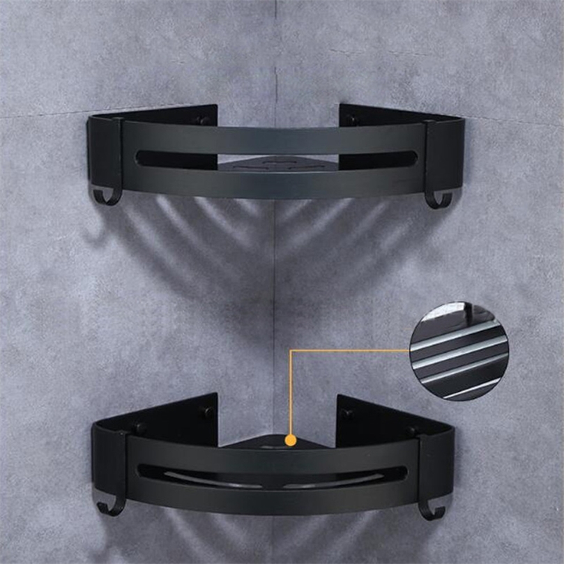 Triangle Towel Shower Storage Rack Black Corner Shelves Wall Mounted Aluminum Storage Basket Organizer Bathroom Accessories 220704
Triangle Towel Shower Storage Rack Black Corner Shelves Wall Mounted Aluminum Storage Basket Organizer Bathroom Accessories 220704