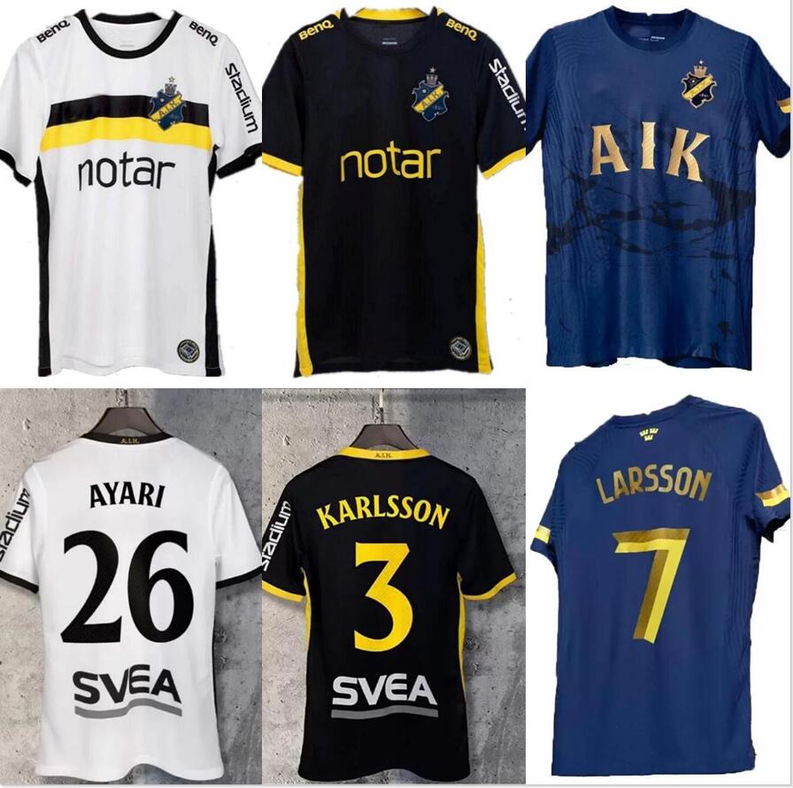 22 23 AIK soccer jerseys home away Football Shirt Papagiannopoulos Rogic Larsson Black golden tihi 2022 2023 130th anniversary, Blue
22 23 AIK soccer jerseys home away Football Shirt Papagiannopoulos Rogic Larsson Black golden tihi 2022 2023 130th anniversary, Blue