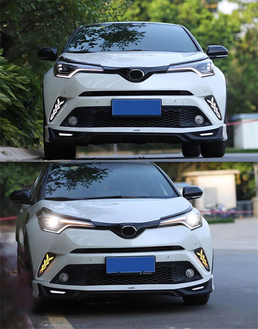 Car Lighting Accessories For Toyota CHR 20 16-20 19 CH-R Car Headlight LED Driving Light High Beam Head Lights