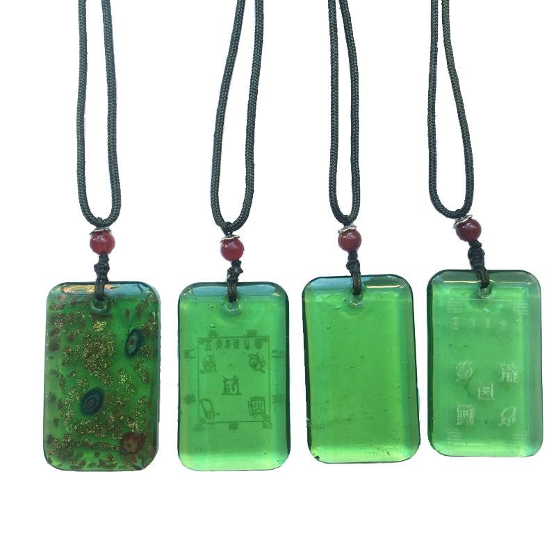 Pendant Necklaces Square Glass High Negative Ion Necklace Green Quantum Energy 5000 Ions Healthy For Men WomanPendant
Pendant Necklaces Square Glass High Negative Ion Necklace Green Quantum Energy 5000 Ions Healthy For Men WomanPendant