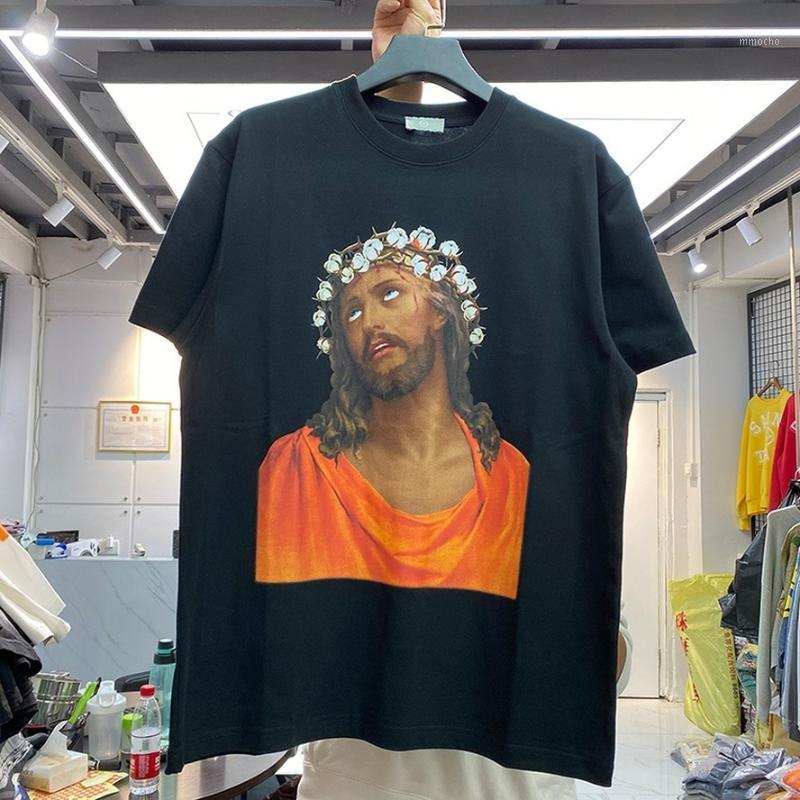 Men's T-Shirts 22SS Summer Black White Men Women Quality HD Portrait Top Tee T Shirt Jesus Printing T-Shirt
Men's T-Shirts 22SS Summer Black White Men Women Quality HD Portrait Top Tee T Shirt Jesus Printing T-Shirt