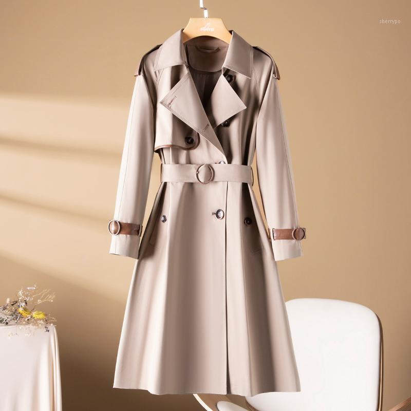 Women's Trench Coats 2022 Spring And Autumn Mid-length Korean Style Fashion Waist Thin Wild Double-breasted Windbreaker Jacket, Camel
Women's Trench Coats 2022 Spring And Autumn Mid-length Korean Style Fashion Waist Thin Wild Double-breasted Windbreaker Jacket, Camel