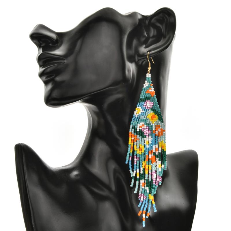 Dangle & Chandelier Flower Retro Bohemian Hoop Earring Miyuki Bead Woven Long Geometric Tassel Earrings For Women Statement JewelryDangle
Dangle & Chandelier Flower Retro Bohemian Hoop Earring Miyuki Bead Woven Long Geometric Tassel Earrings For Women Statement JewelryDangle