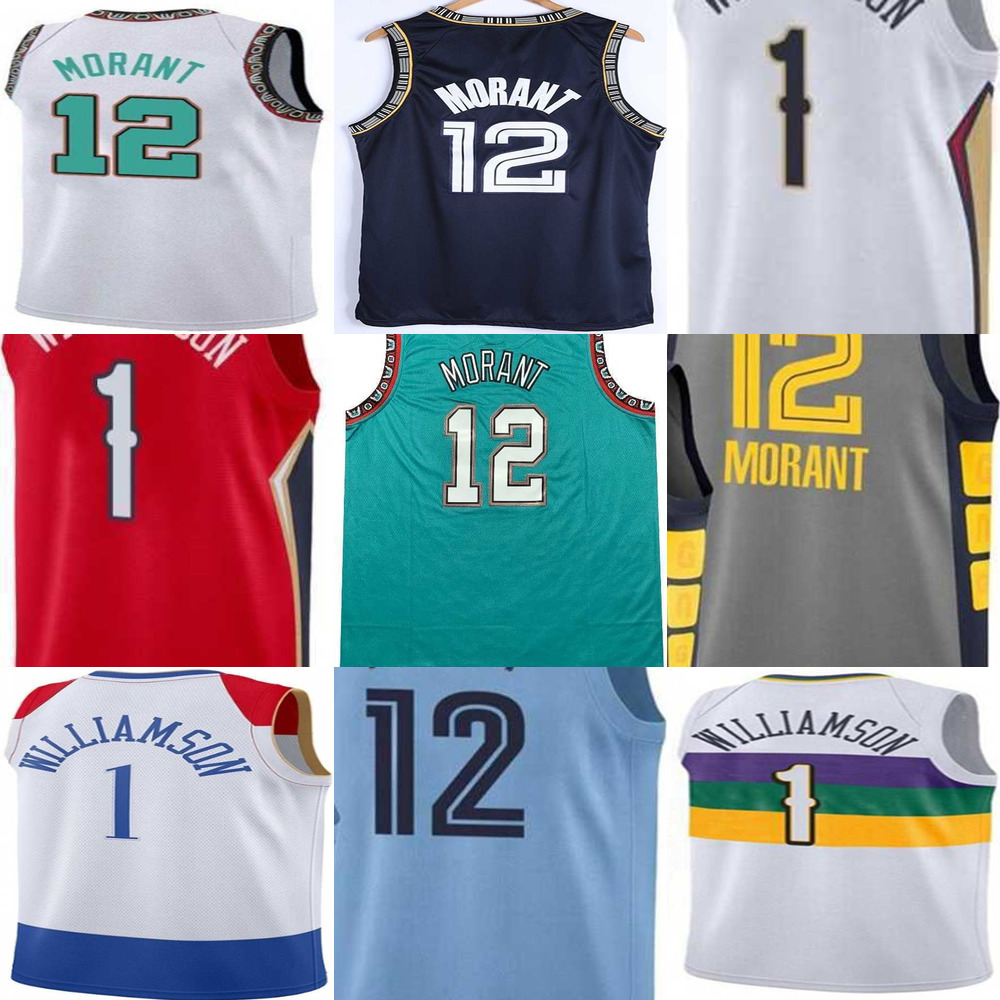 New Ja 12 Morant Jersey Zion 1 Williamson rj 9 Barrett Basketball Jerseys, As
New Ja 12 Morant Jersey Zion 1 Williamson rj 9 Barrett Basketball Jerseys, As
