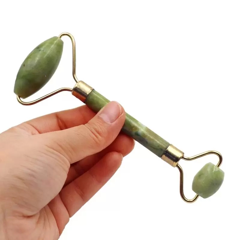 Jade Roller Massager For Face Gua Sha Nature Stone Beauty Thin-face Lift Anti Wrinkle Facial Skin Care Tools Masajeador De Rodillos De Jade Para Rostr