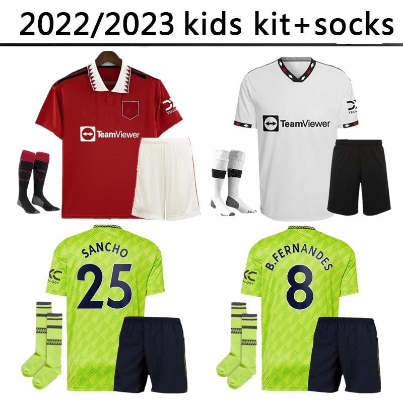 kids kit socks 22 23 SANCHO Soccer Jerseys home away 2022 2023 GREENWOOD B.FERNANDES Manchester RASHFORD POGBA football Shirt boy child training wear
kids kit socks 22 23 SANCHO Soccer Jerseys home away 2022 2023 GREENWOOD B.FERNANDES Manchester RASHFORD POGBA football Shirt boy child training wear