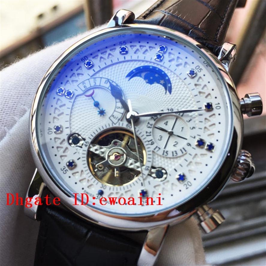 Top Brand Watch Swiss Gift Watches Black Leather Watch Automatic Mechanical Hand Winding MoonPhase Watch Mens Blue Diamond Watches280R
Top Brand Watch Swiss Gift Watches Black Leather Watch Automatic Mechanical Hand Winding MoonPhase Watch Mens Blue Diamond Watches280R
