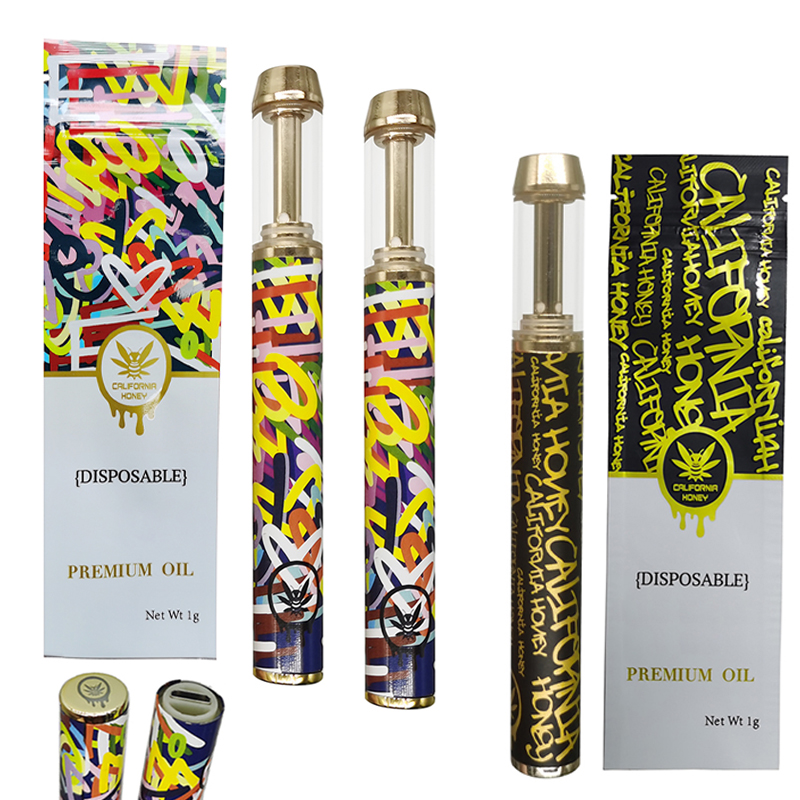 California Honey Disposable Vape Pen E Cigarettes Rechargerable Vapes 1ml Ceramic Coil Atomizer Empty Oil Vaporizer Pens 400mah Battery Ecig Packaging Bag
California Honey Disposable Vape Pen E Cigarettes Rechargerable Vapes 1ml Ceramic Coil Atomizer Empty Oil Vaporizer Pens 400mah Battery Ecig Packaging Bag