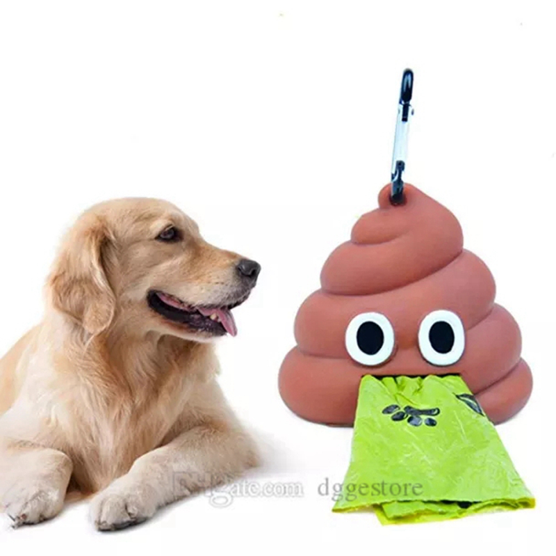 Poop Bag Dispenser Cute Design Dogs Poops Bags Holder for Dog Pet Necessities Pets Supplies Wholesale K08